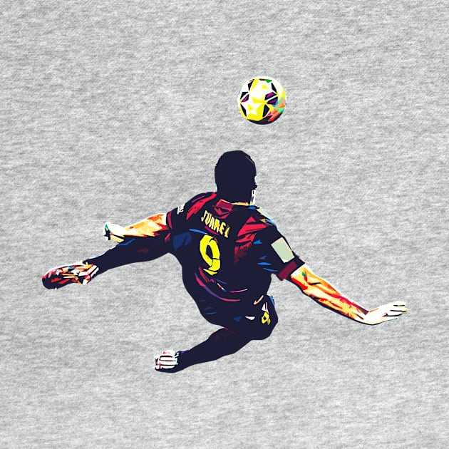 Luis Suarez Pop Art by Creativedy Stuff